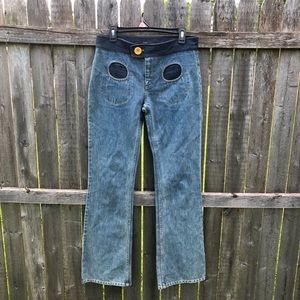 Vintage Y2K Marc Jacobs Mod Circle Jeans 8 Flare